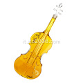 Decanter di whisky per violino con bicchiere di whisky del vino supporto